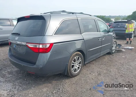 2012 Honda Odyssey Ex-L from USA, damaged, VIN 5FNRL5H68CB118341